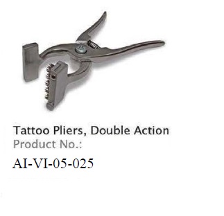 TATTOO PLIERS, DOUBLE ACTION